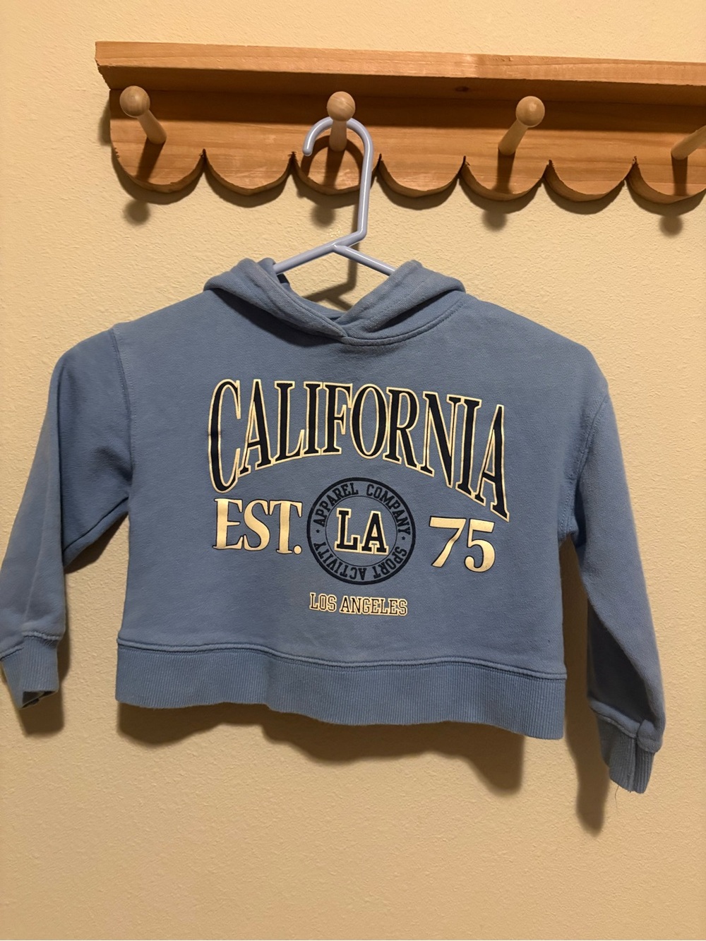 California Los Angeles Kids Hoodie Sweatshirt - Blue